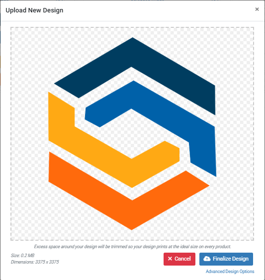 upload design
